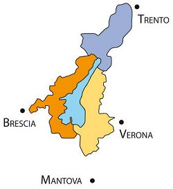 Olio Garda Dop Bresciano Mappa