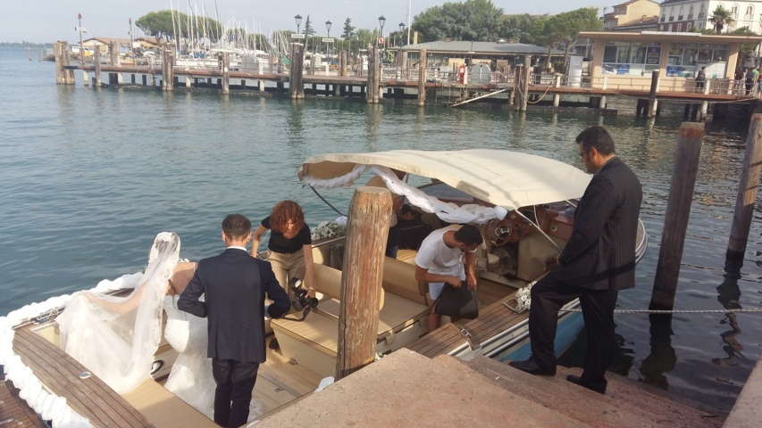 Matrimonio in barca a Desenzano del Garda
