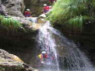 Canyoning, torrentismo vicino a Toscolano Maderno (BS)
