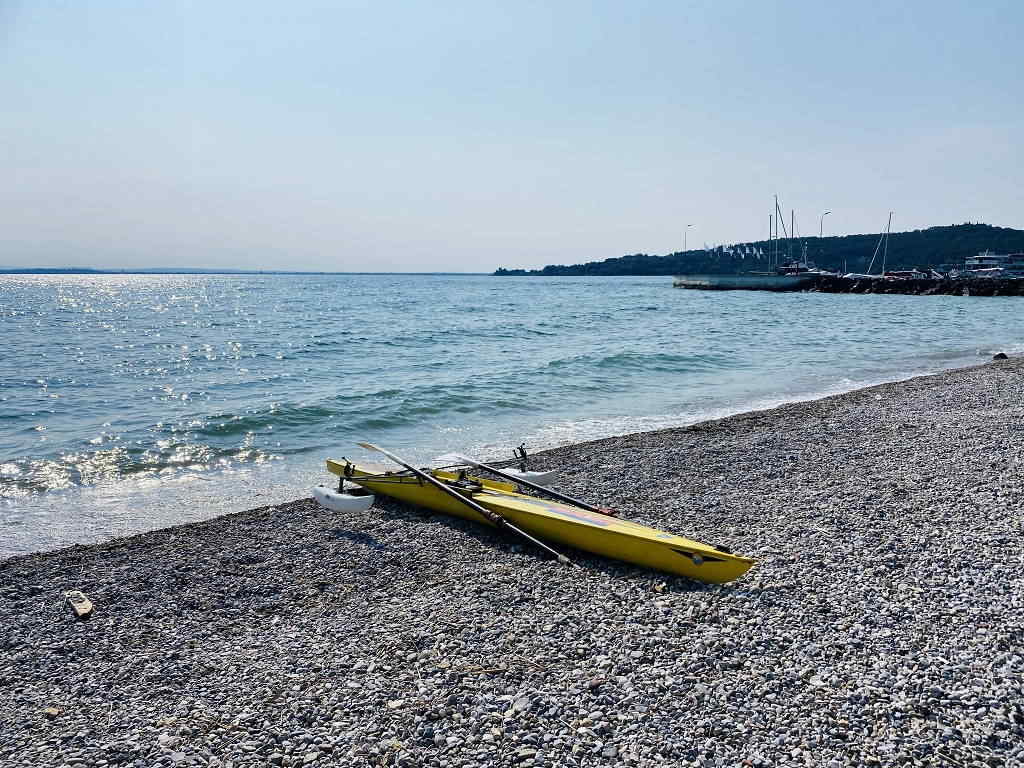 Spiaggia libera di Padenghe del Garda 