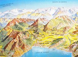Olio del Garda Dop Trento mappa
