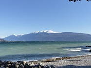 Il lago di Garda in Inverno