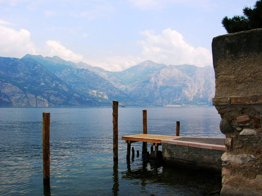 Pontile sul Lago di Garda