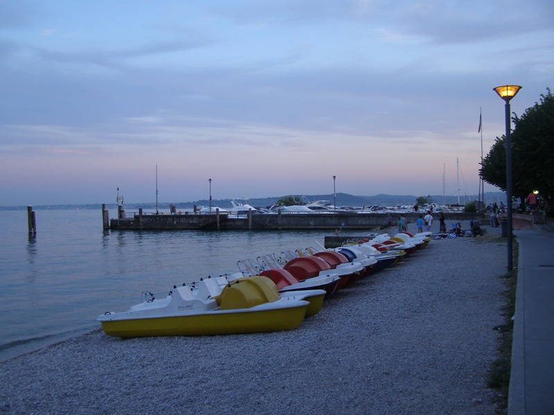 Tramonto a Moniga sul Lago di Garda