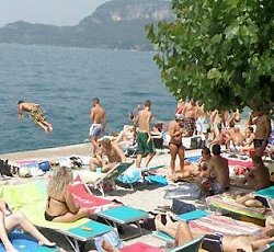 Spiaggia La Cavalla Garda (VR)