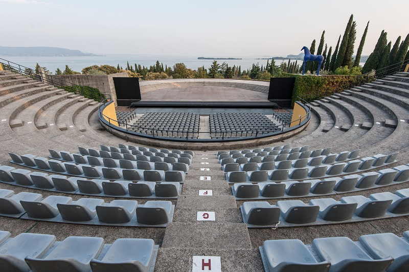 Il nuovo anfiteatro del Vittoriale di Gabriele d'Annunzio