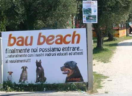 Spiaggia per cani a Toscolano Maderno