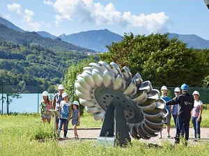 Tour alla centrale idroelettrica di Santa Massenza (TN)